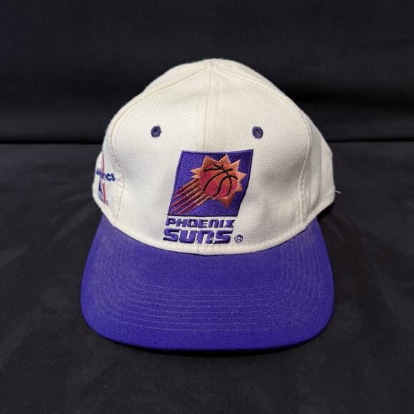Vintage 90s Sports Specialties Phoenix Suns Wool Script Snapback Hat NBA READ! - Picture 2 of 7